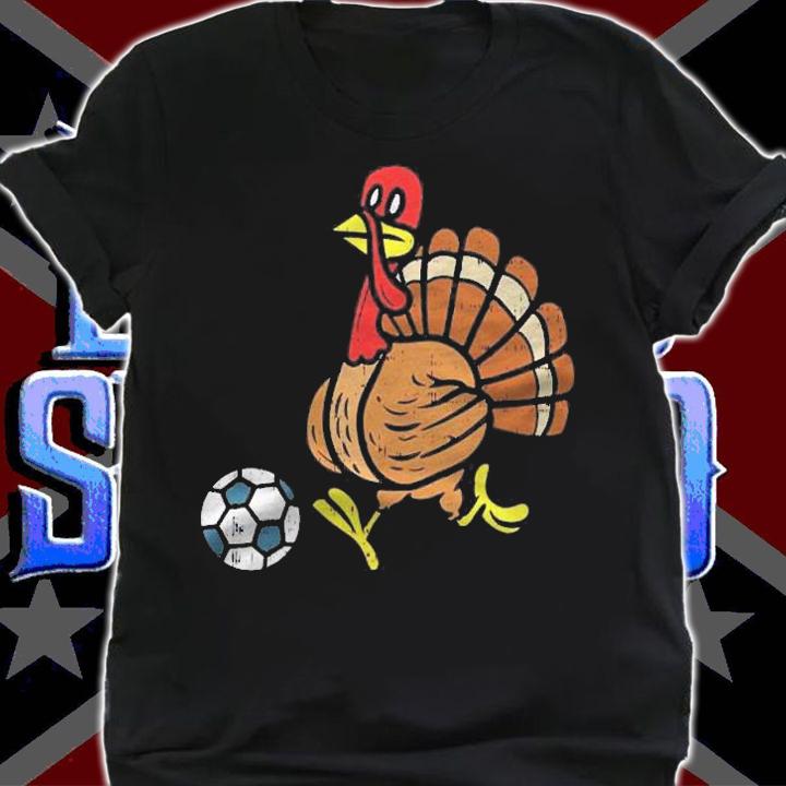 Football Soccer Player Turkey Thanksgiving Day Sport Gift Shirt