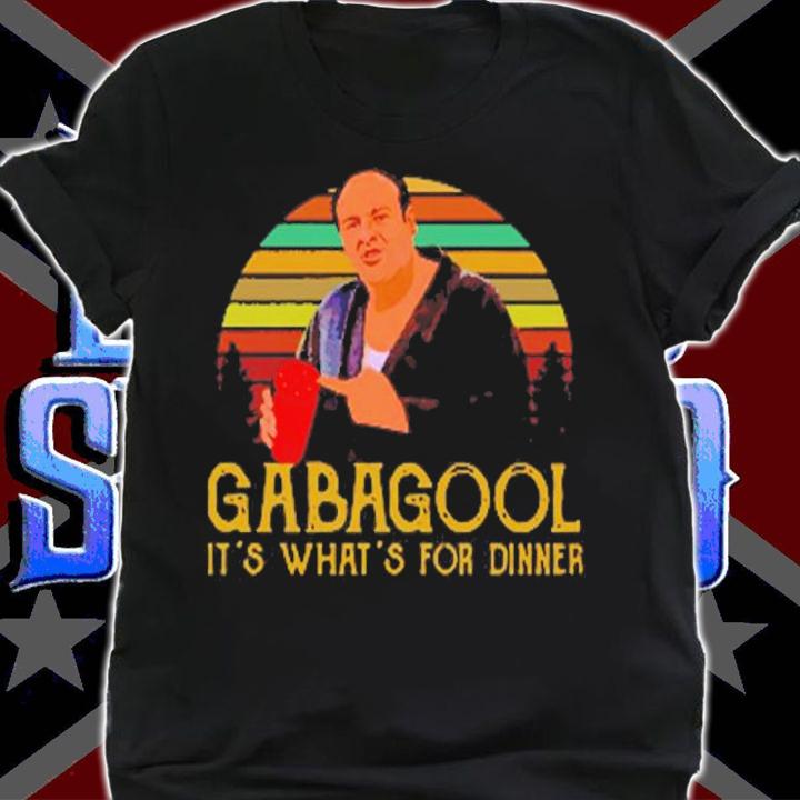 Gabagool It's What's For Dinner Vintage T-Shirt shirt