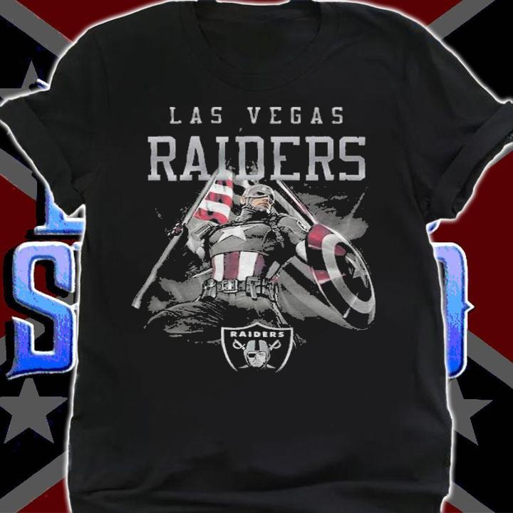 Las Vegas Raiders Chris Evans Captain America T-shirt shirt