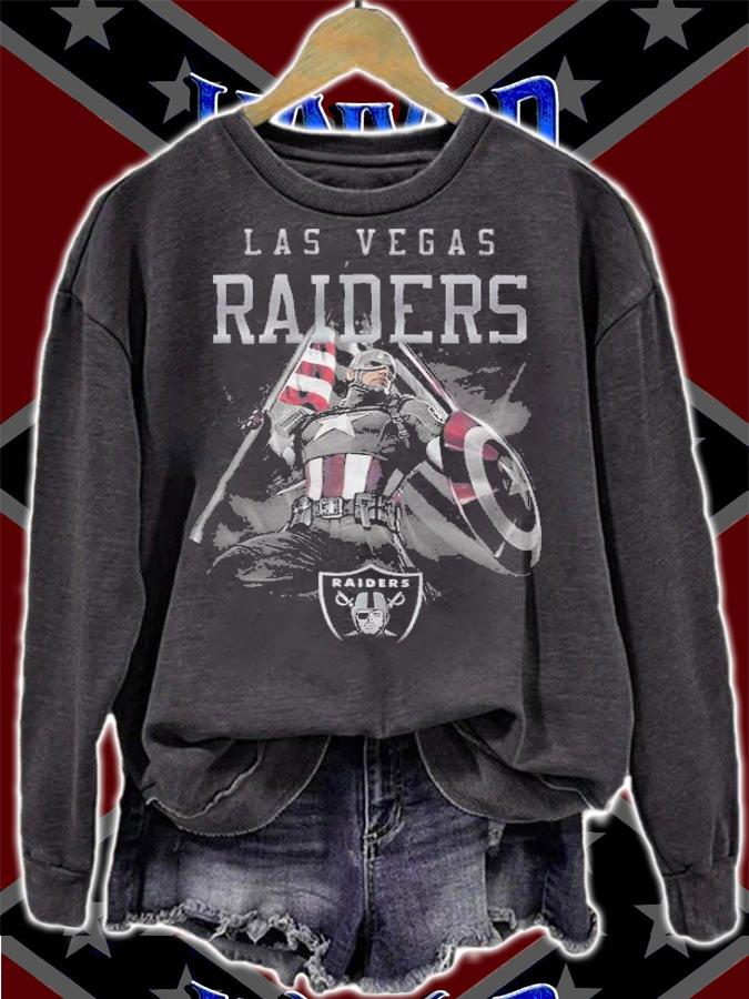 Las Vegas Raiders Chris Evans Captain America T-shirt sweatshirt
