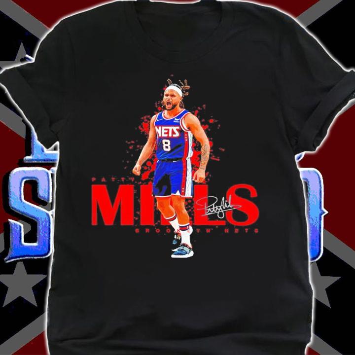 Patty Mills Brooklyn Nets Basketball Signatures Shirt