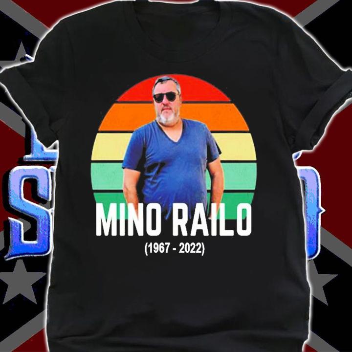 RIP Mino Raiola 1967 2022 Retro Sunset T-Shirt