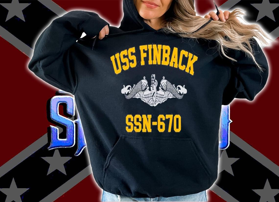 Uss Finback Ssn 670 United States Navy T-Shirt hoodie