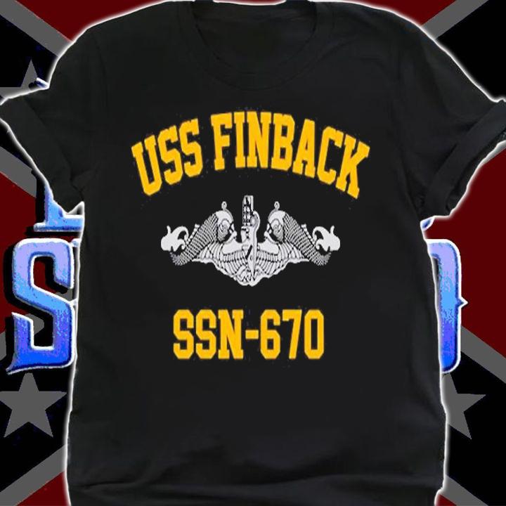 Uss Finback Ssn 670 United States Navy T-Shirt shirt