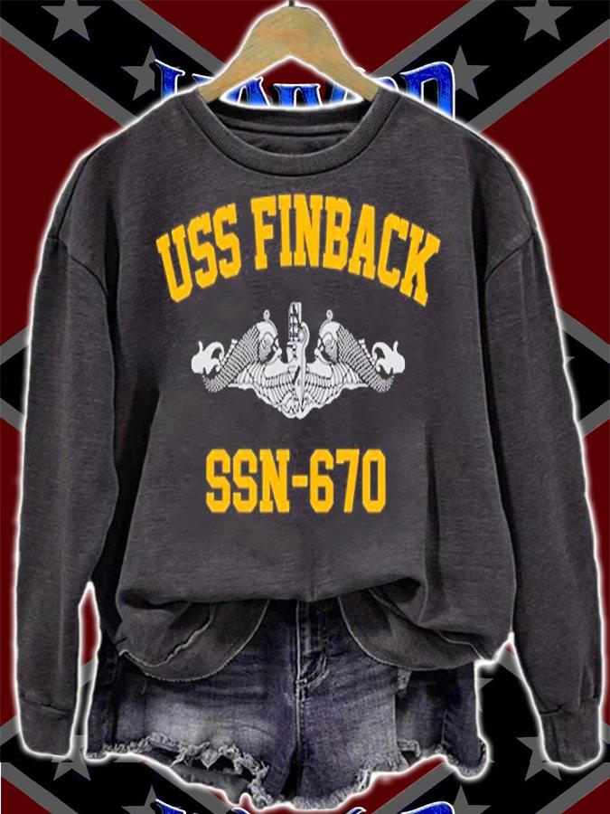 Uss Finback Ssn 670 United States Navy T-Shirt sweatshirt