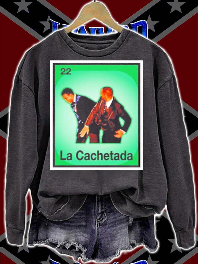 Will Smith slaps Chris Rock La Cachetada Loteria shirt