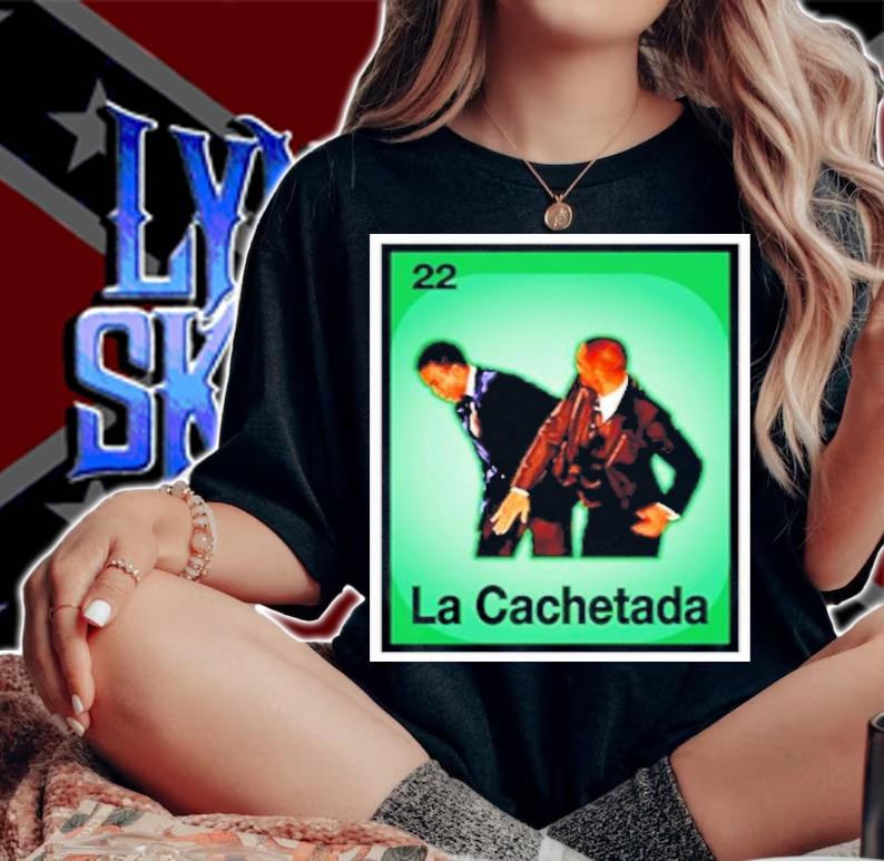 Will Smith slaps Chris Rock La Cachetada Loteria shirt