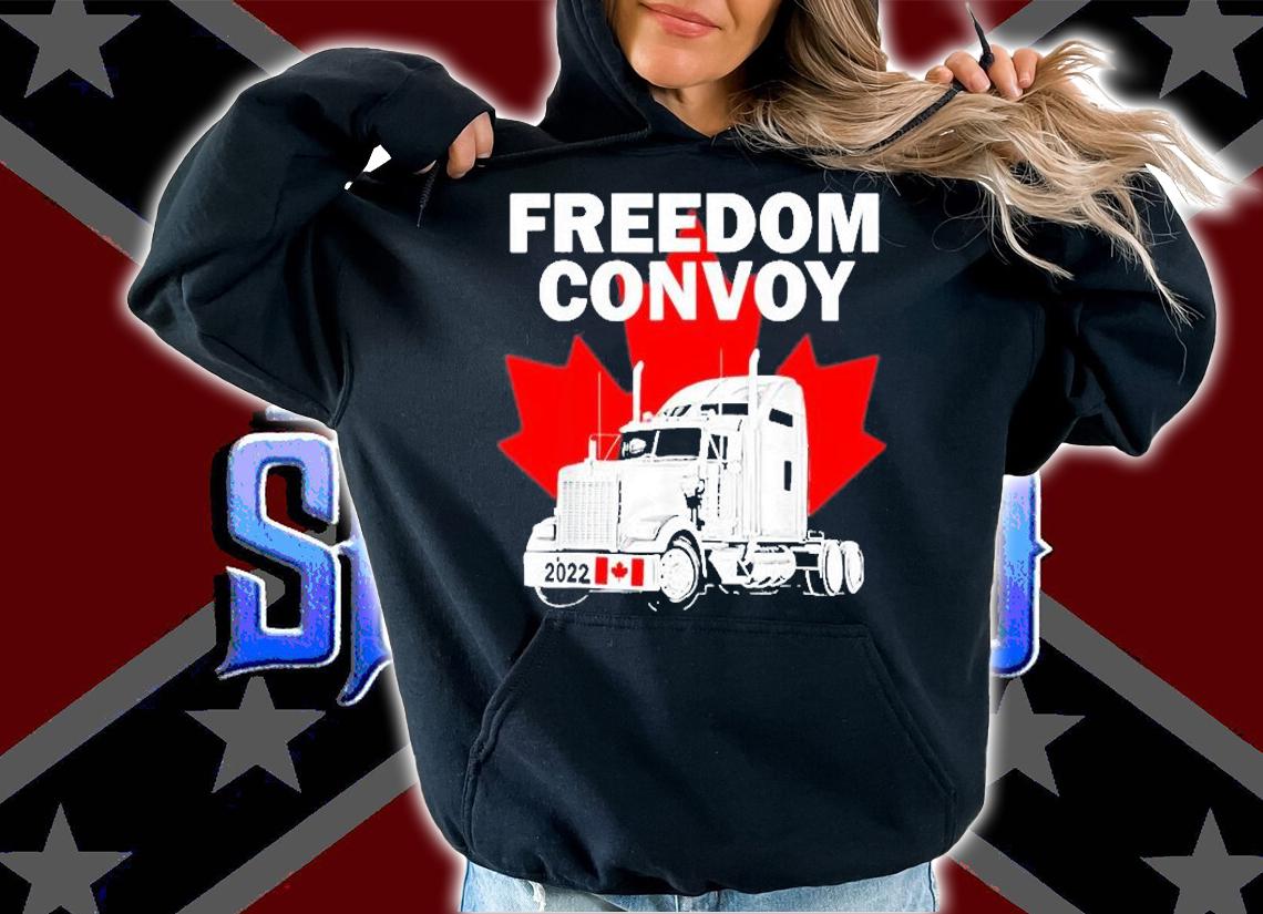 Canada Freedom Convoy 2022 Canadian Trucker Rule Ottawa T-Shirt