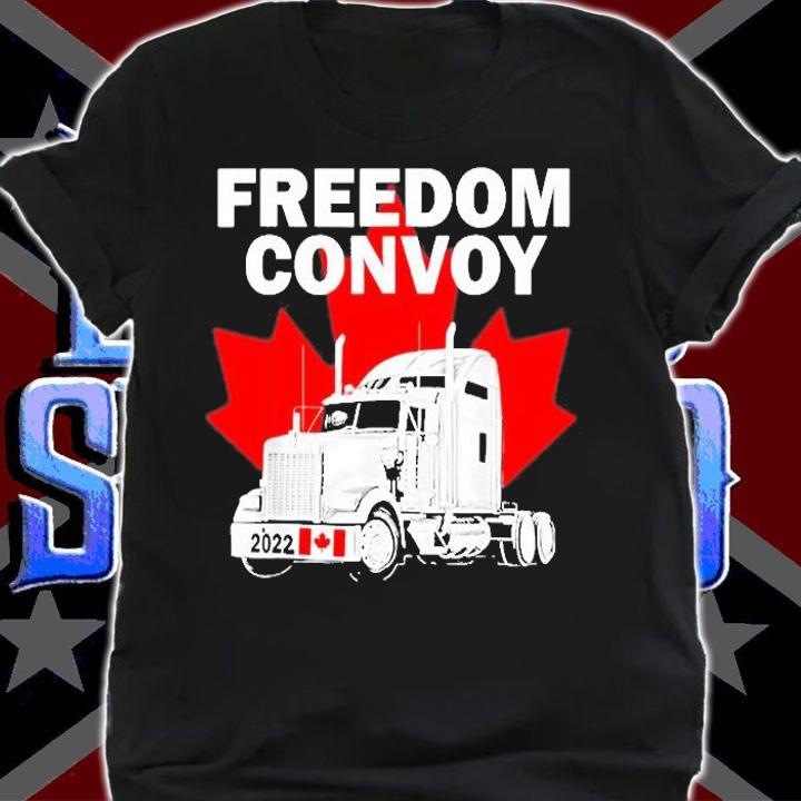 Canada Freedom Convoy 2022 Canadian Trucker Rule Ottawa T-Shirt