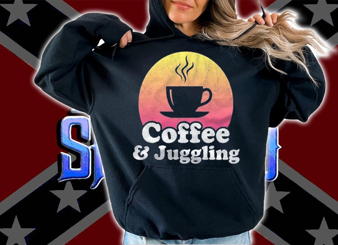 Coffee And Juggling Vintage Retro Shirt