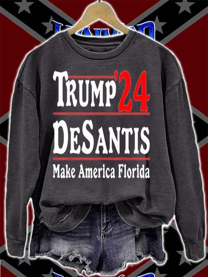 Desantis Trump 2024 Election Supporter T-Shirt sweatshirt