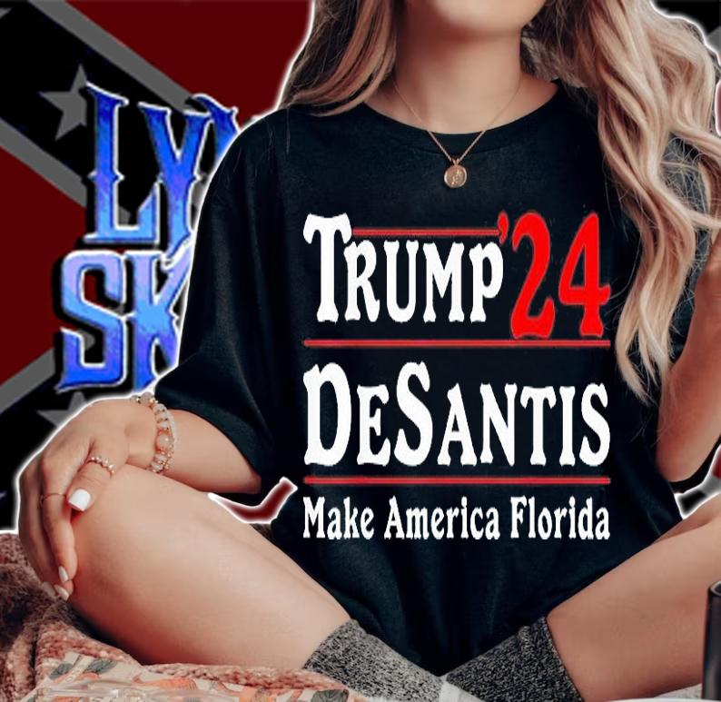 Desantis Trump 2024 Election Supporter T-Shirt woman shirt