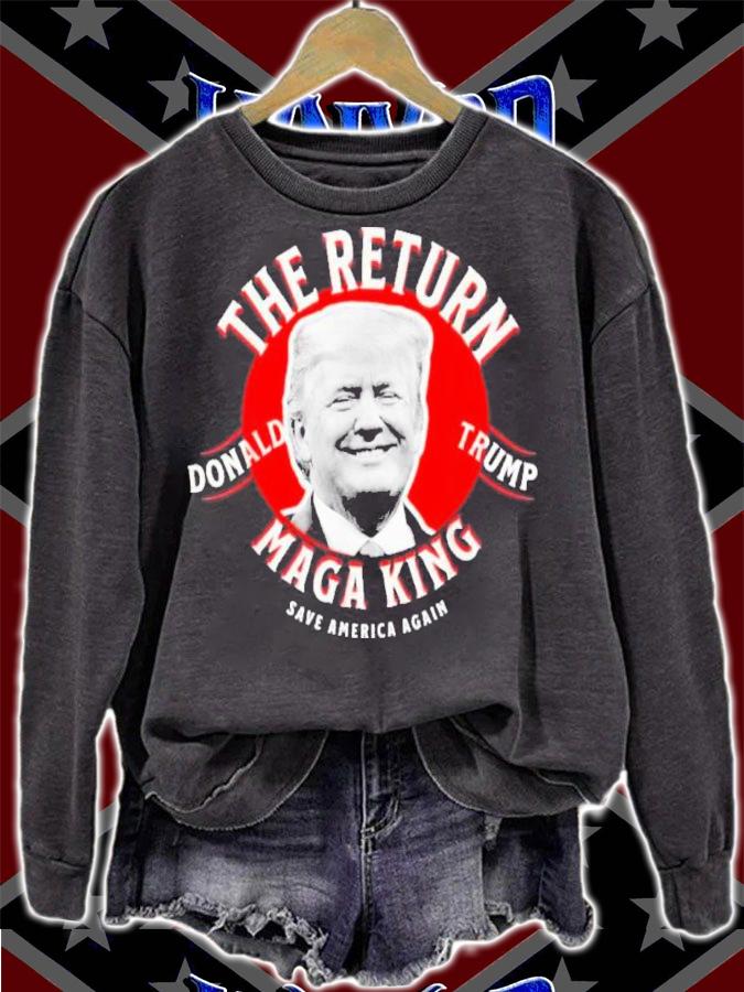 Donald Trump The Return Maga King Save America Again Shirt sweatshirt