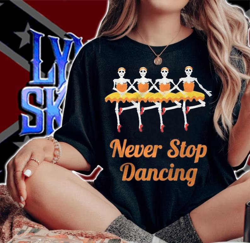 Halloween for Dancers Funny Skeleton Ballerinas Classic t-shirt woman shirt