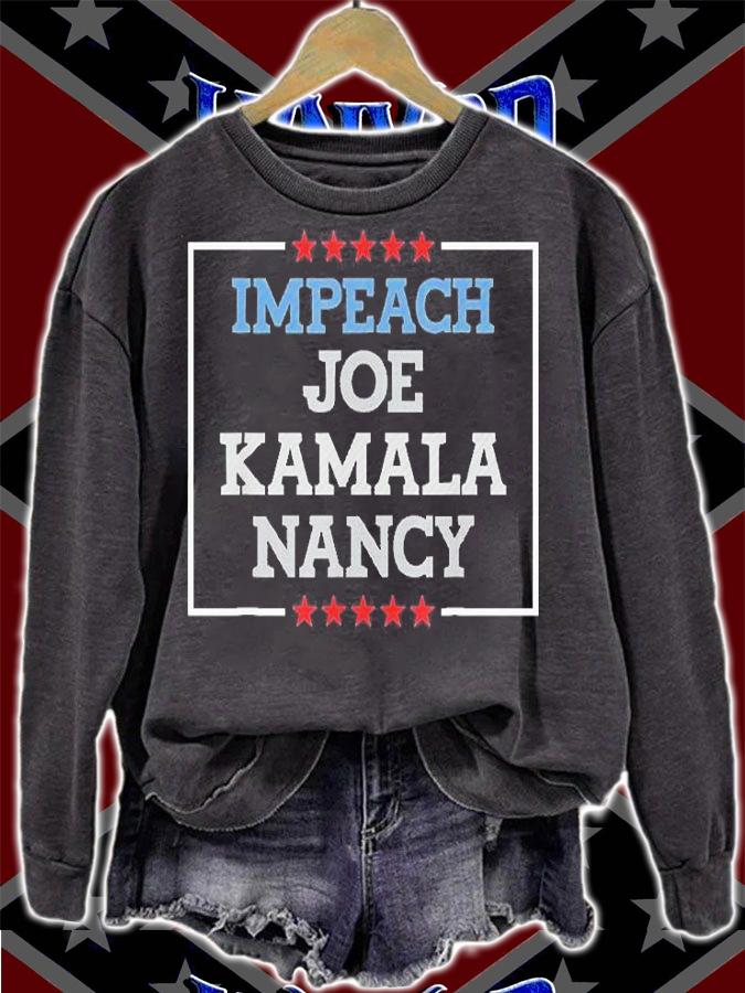 Impeach Joe Biden Kamala Harris Nancy T-Shirt sweatshirt