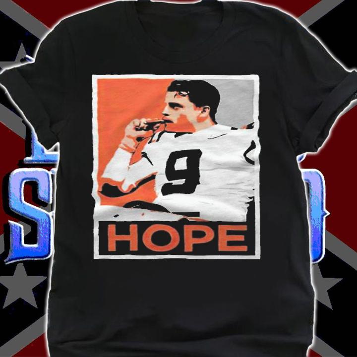 Joe Burrow Jeaux Burreaux Cajun Cincinnati Bengals Hope T-shirt shirt