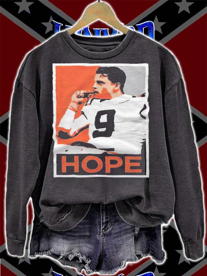 Joe Burrow Jeaux Burreaux Cajun Cincinnati Bengals Hope T-shirt sweatshirt