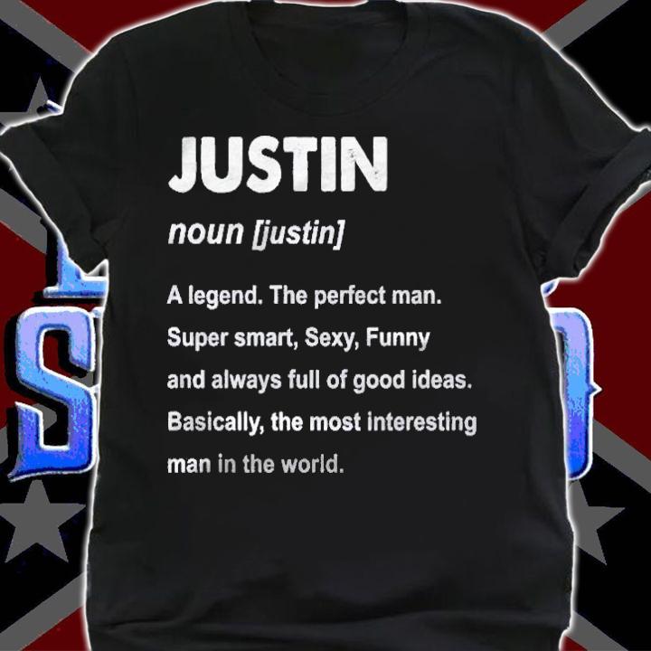 Justin Name Justin Definition First Name Shirt shirt