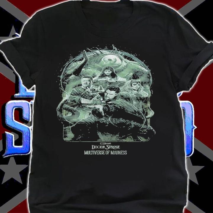 Marvel Doctor Strange 2 Retro group poster T-shirt shirt