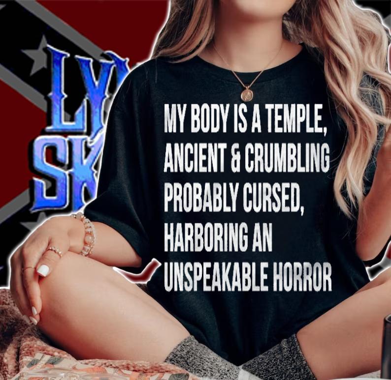 My Body Is A Temple Ancient And Crumbling Essential T-shirt woman shirt