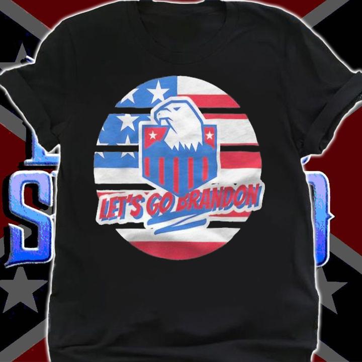 Official lets Go Brandon Eagle Conservative USA Flag T-Shirt shirt