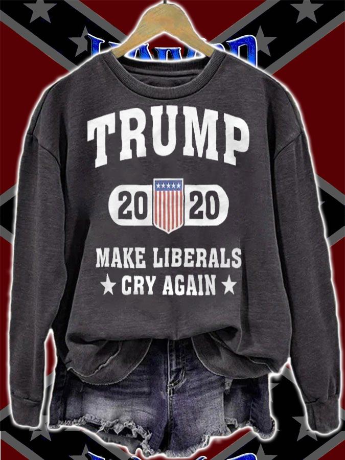 Premium trump 2020 Make Liberals Cry Again T-Shirt sweatshirt