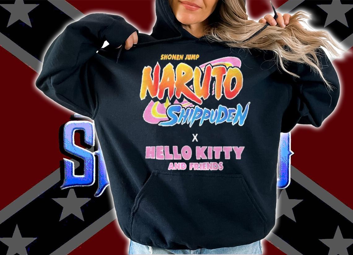 Shonen Jump Naruto Shippuden X Hello Kitty and Friends T-shirt hoodie