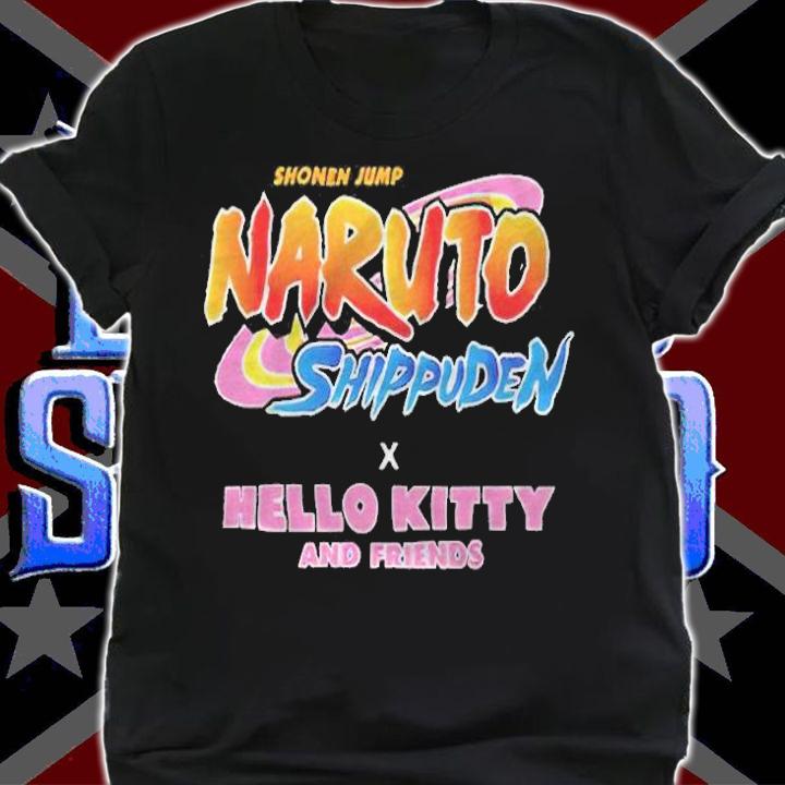 Shonen Jump Naruto Shippuden X Hello Kitty and Friends T-shirt shirt