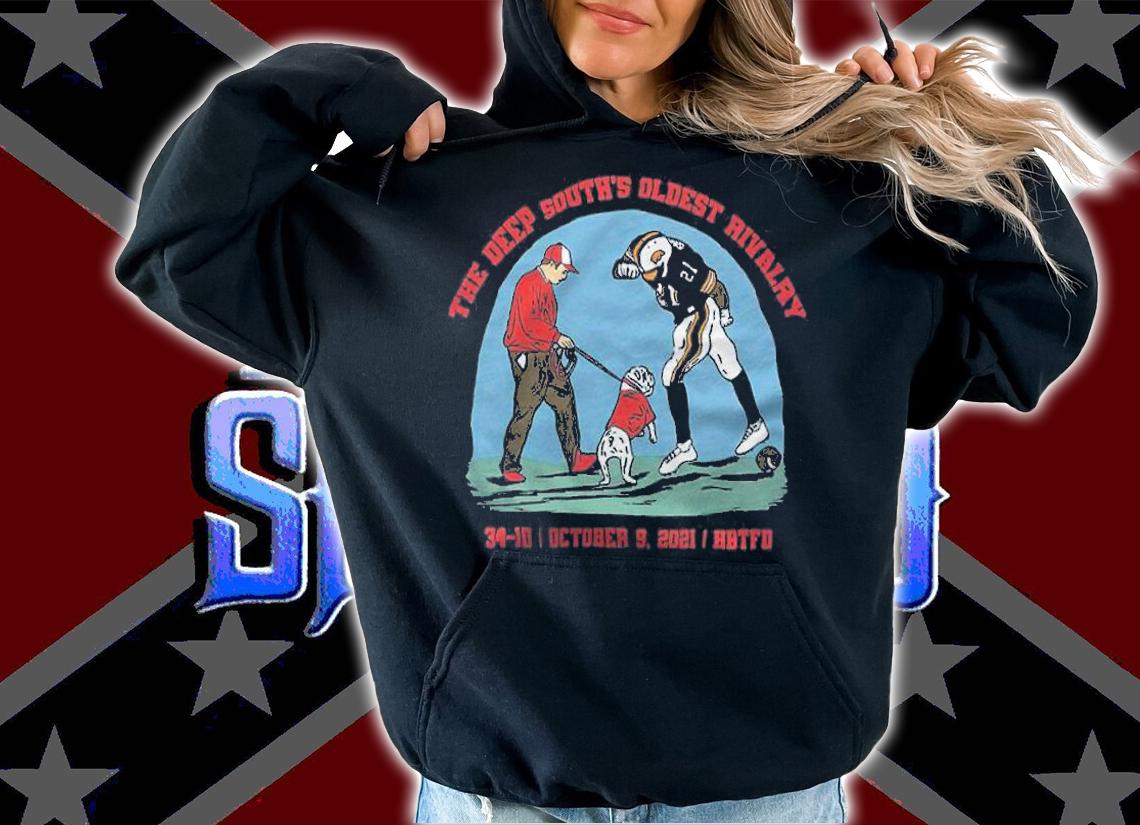 The Deep South's Oldest Rivalry 34-10 October 9 2021 Shirt hoodie