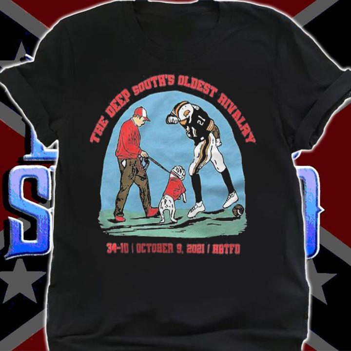 The Deep South's Oldest Rivalry 34-10 October 9 2021 Shirt shirt