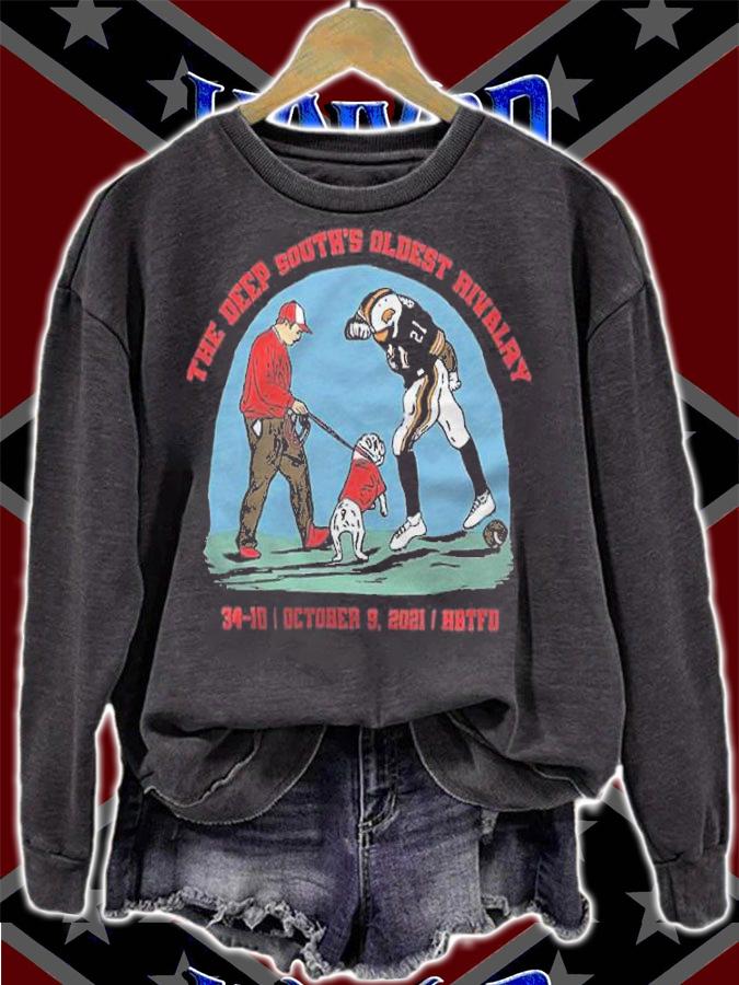 The Deep South's Oldest Rivalry 34-10 October 9 2021 Shirt sweatshirt