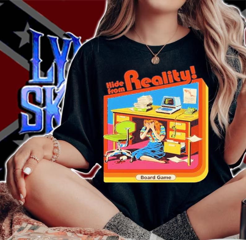 Hide From Reality Board Game Shirt woman shirt