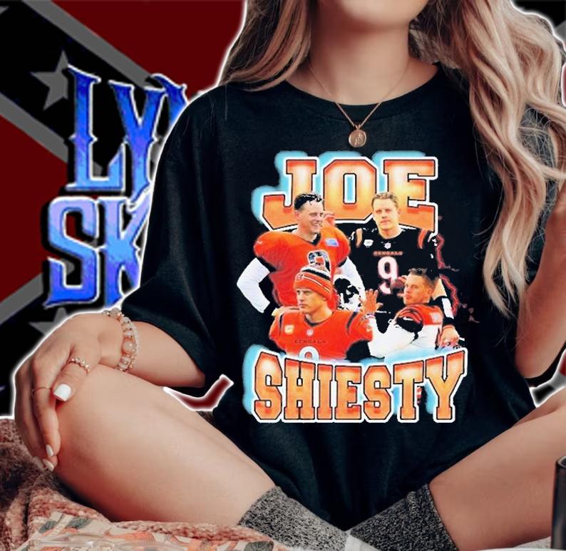 Joe Burrow Shiesty Jeaux Burreaux Cajun Cincinnati Bengals T-Shirt woman shirt