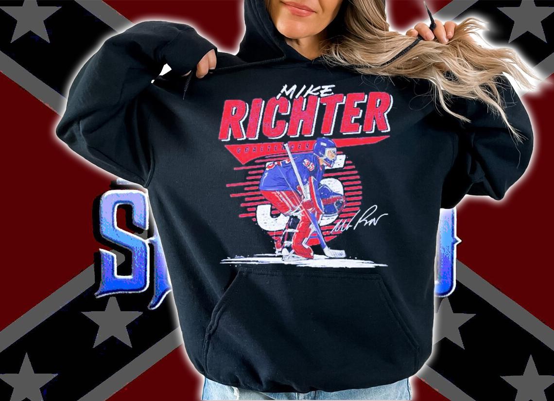 Mike Richter New York R Comet Hockey Signatures Shirt hoodie