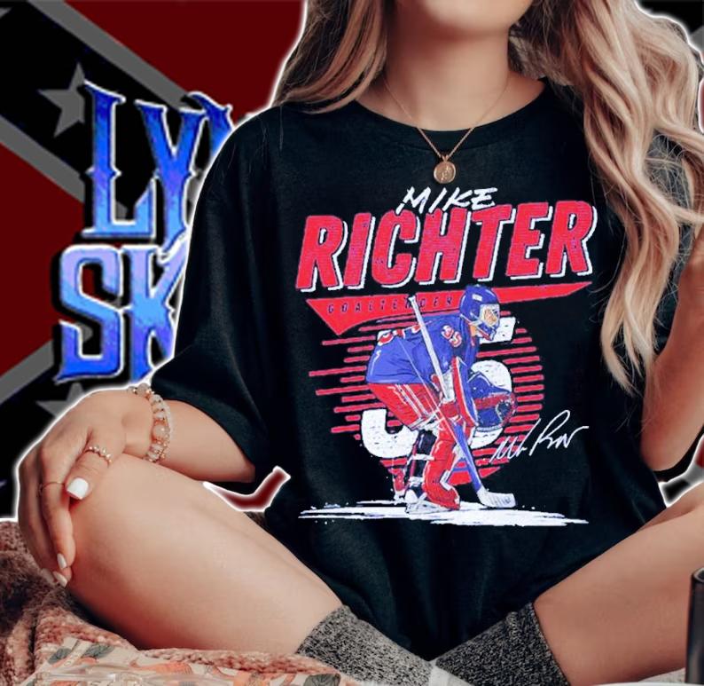 Mike Richter New York R Comet Hockey Signatures Shirt woman shirt
