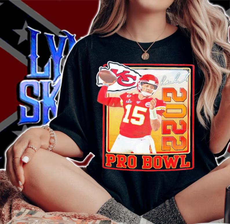 Patrick Mahomes II 2022 Pro Bowl Kansas City Chiefs NFL Shirt woman shirt