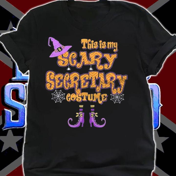 This Is My Scary Secretary Costume Halloween Shirt shirt