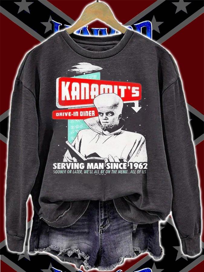 Twilight Zone Kanamits Diner T-Shirt sweatshirt