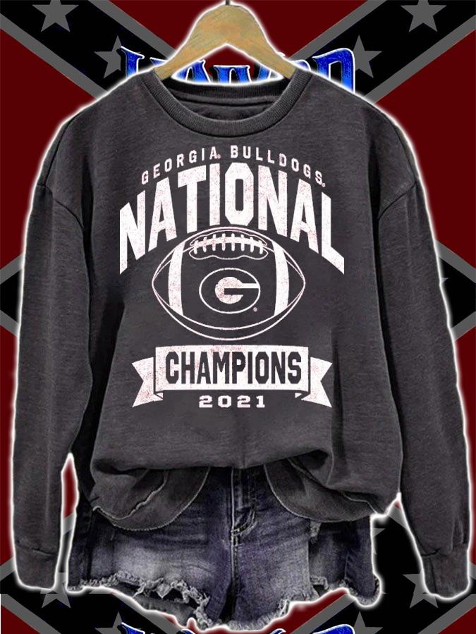 Georgia Bulldogs College Football Playoff National Champions Vintage Tri-Blend 2021 Shirt sweatshirt