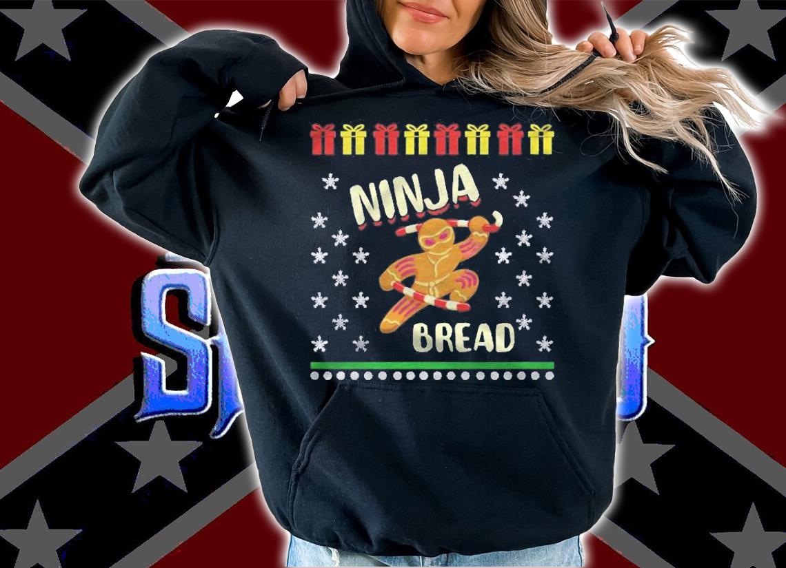 Ninjabread Man Gingerbread Ginjas X Mas Ugly Sweater Shirt