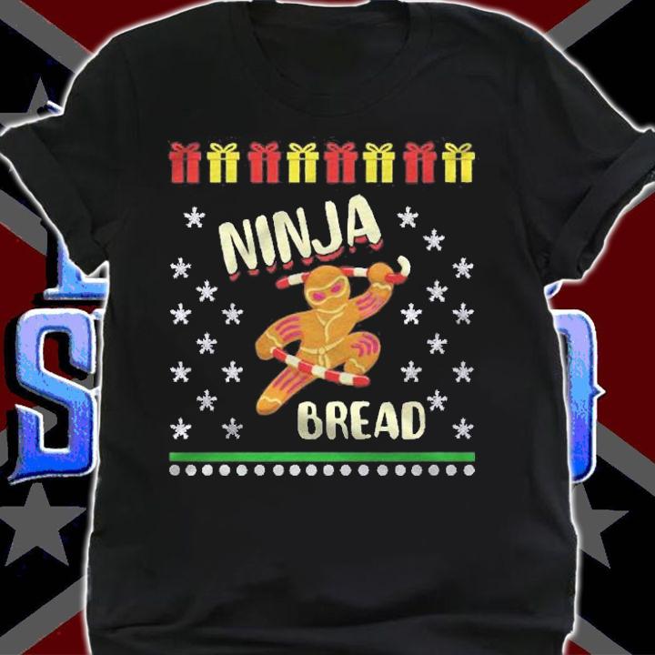 Ninjabread Man Gingerbread Ginjas X Mas Ugly Sweater Shirt