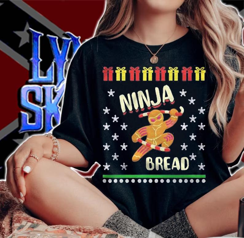 Ninjabread Man Gingerbread Ginjas X Mas Ugly Sweater Shirt