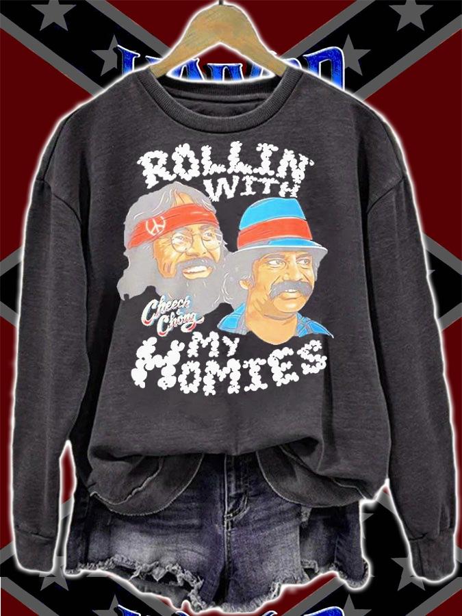 Rollin With My Momies Cheech And Chong T-Shirt