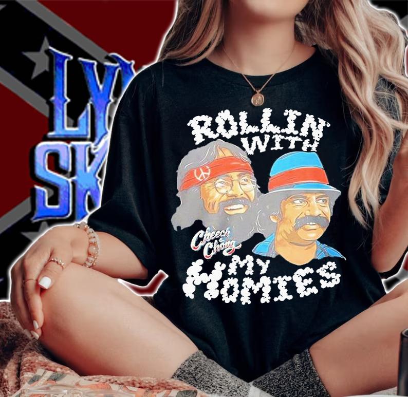 Rollin With My Momies Cheech And Chong T-Shirt