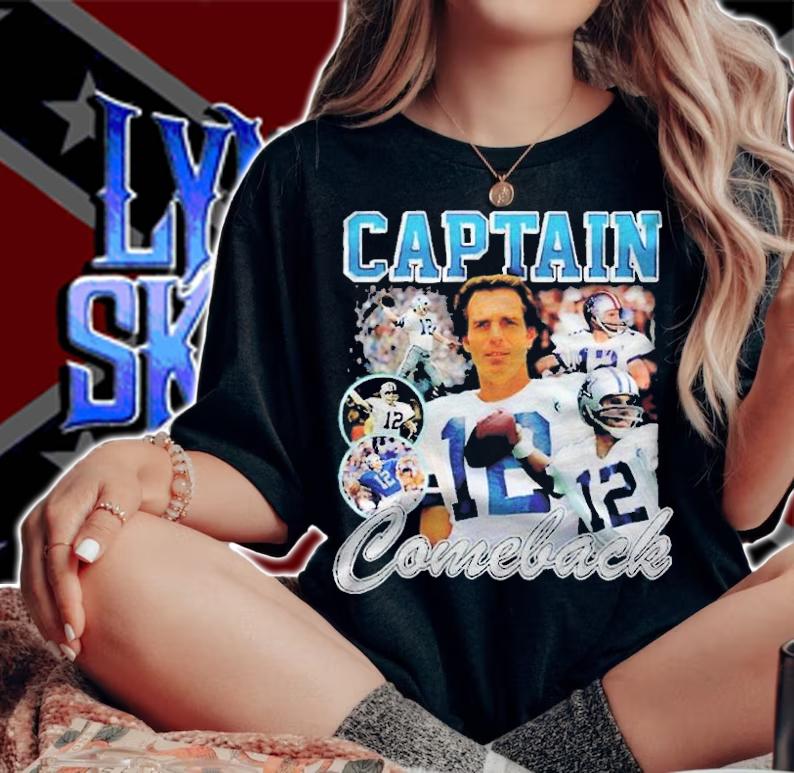 Captain comeback football T-shirt woman shirt