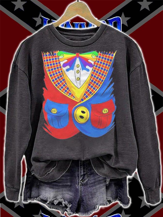 Cool Circus Clown Funny Lazy Diy Halloween Costume Gift Shirt