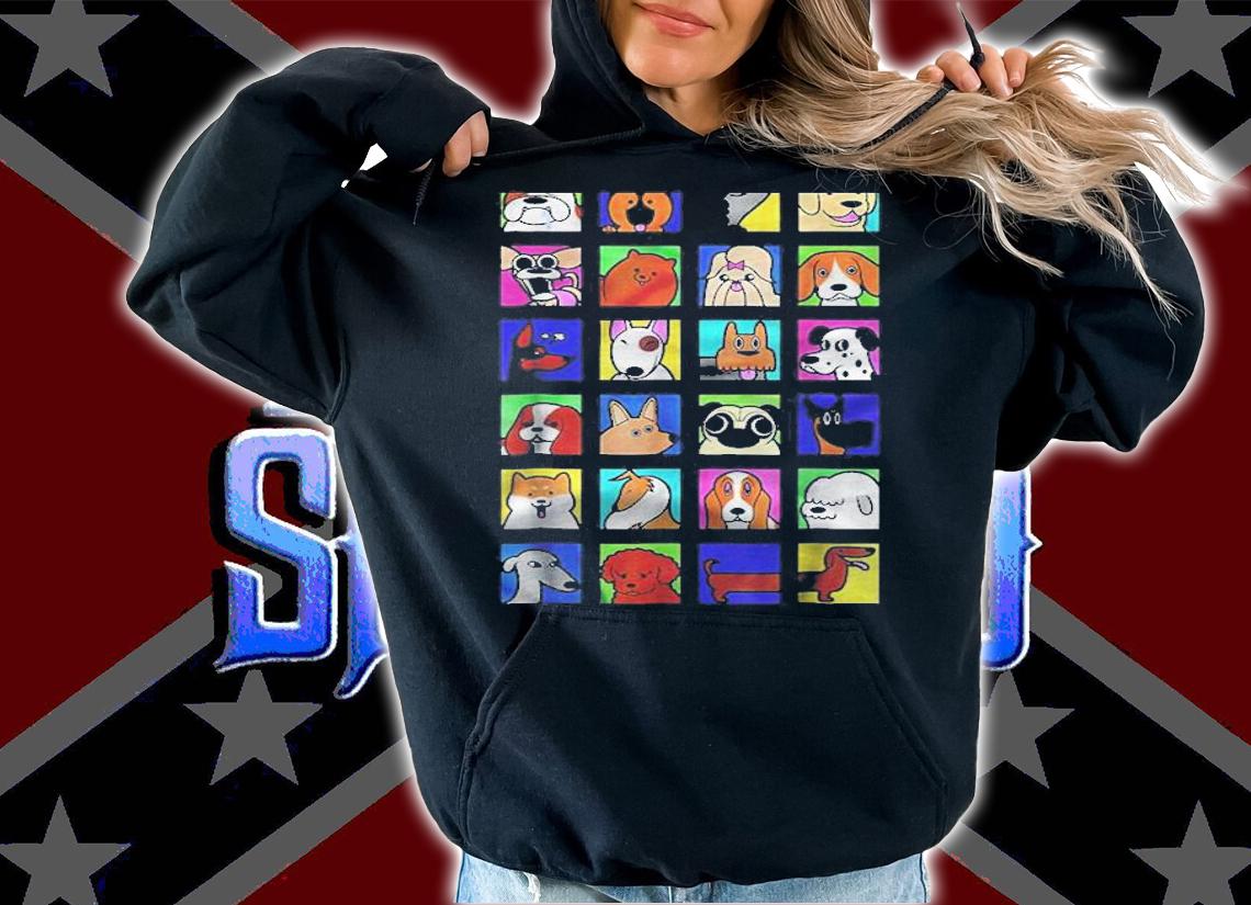 Dog Breeds Cartoon Version Shirt hoodie