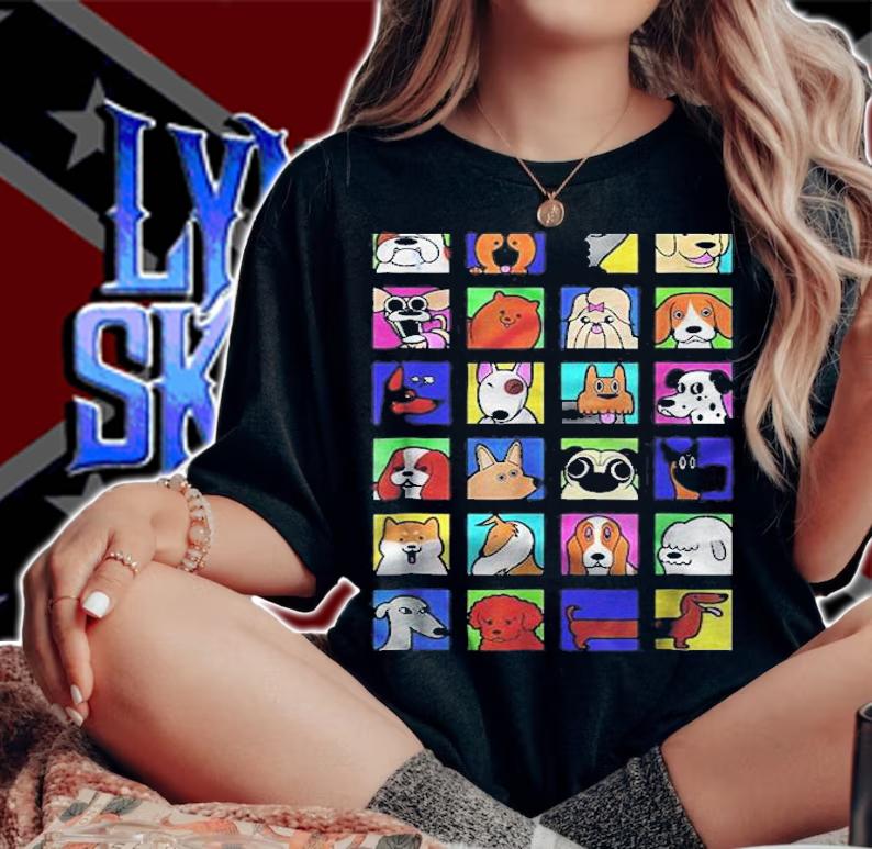 Dog Breeds Cartoon Version Shirt woman shirt