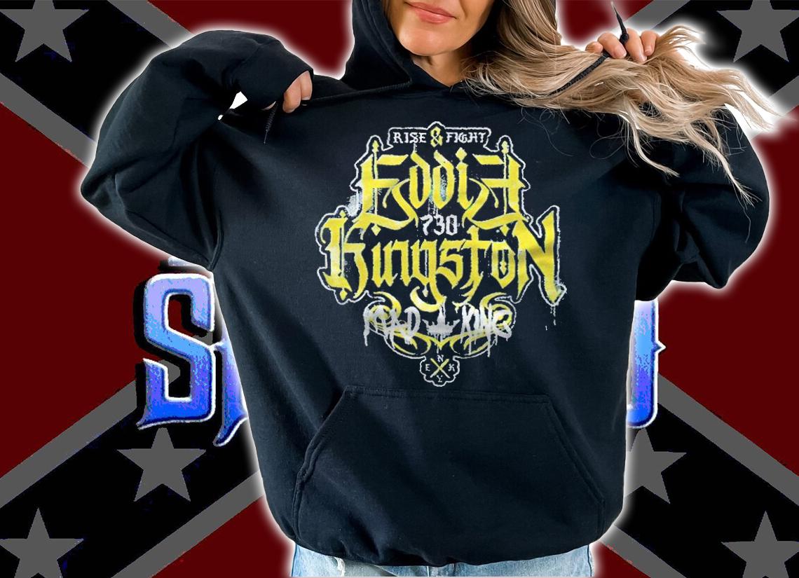 Eddie Kingston Rise Fight logo T-shirt
