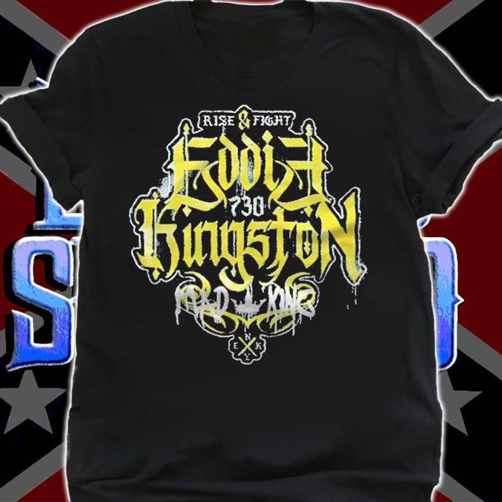 Eddie Kingston Rise Fight logo T-shirt